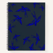 Ultramarine Swallow Carnet à couverture rigide (Devant)
