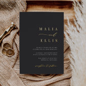 Ultraminimaal rechts | Accent Weddenschap bij call Folie Uitnodiging