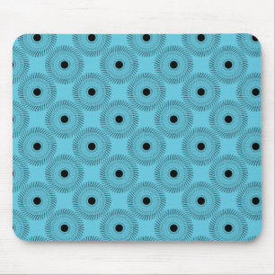 Ultramodern Charm Mousepad, Turquoise Muismat