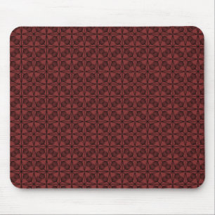 Ultramodern Retro Mousepad, Brick Red Muismat