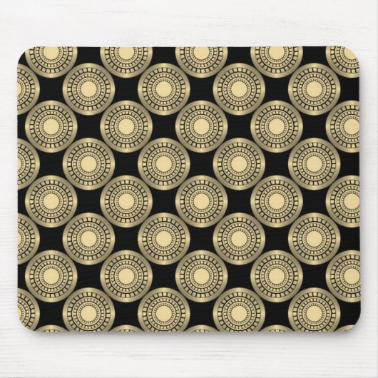 Ultramoderne Perfectie Mousepad, Gold Muismat (Voorkant)