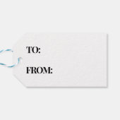 Ultramoderne vetgedrukte ‘beste mama ooit’ cadeaulabel (Achterkant Horizontaal)