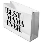 Ultramoderne vetgedrukte ‘beste mama ooit’ groot cadeauzakje (Voorkant Gekanteld)