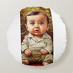 Ultrarealistische Baby-Cartoon van Recep Tayyip Er Rond Kussen