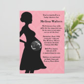 Ultrasons Invitation Baby shower (Debout devant)
