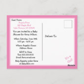 Ultrasound Afbeelding Baby shower Uitnodiging Brie (Achterkant)