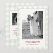 Ultrasound Baby Faire-part Carte de vacances famil (Devant / Derrière)