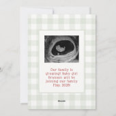 Ultrasound Baby Faire-part Carte de vacances famil (Dos)