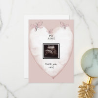 Ultrasound Coeur & Papillon Merci amusant