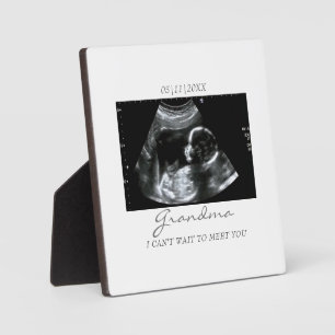 Ultrasound Gifts for Grandma Sonogram Baby Foto Fotoplaat