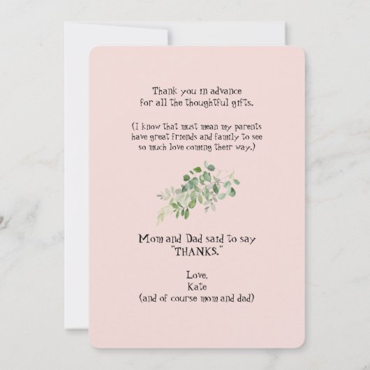 Ultrasound Girl Merci Baby Point de vue (Dos)