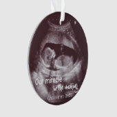 Ultrasound Miracle In Making 2 Photo Baby Annonce (devant)