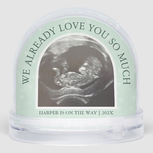 Ultrasound We Love You Already Keepsake (Arrière)