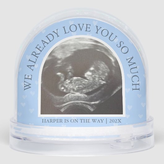 Ultrasound We Love You Already Keepsake (Arrière)