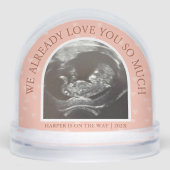 Ultrasound We Love You Already Keepsake Sneeuwbol (Voorkant)