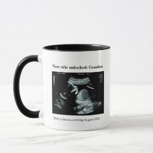 Ultrasound Zwangerschapsaankondiging – Oma worden Mok