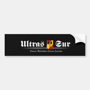 ultrassur Ultras Sur Real Madrid Bumpersticker