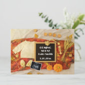 Ultrasum Citrouille Automne Carte Lettre d'automne (Debout devant)