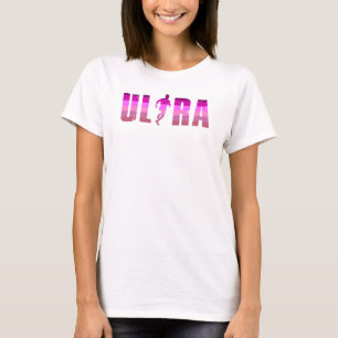 Ultratuurroze Paarse regenboog T-shirt