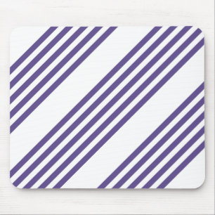 Ultraviolet en wit vijf strips muismat