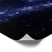 Ultraviolet Paarse Andromeda Galaxy Space Poster (Hoek)