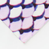 Ultraviolet vivid sequin glitter giny texture. Gl Fleece Deken (Hoek)