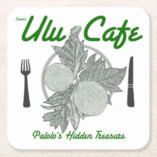 Ulu Cafe-onderzetters voor eenmalig gebruik Vierkante Kartonnen Onderzetter
