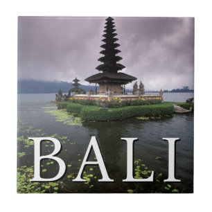 Ulun Danu Tempel Bali, Indonesië Tegeltje