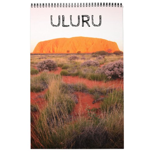uluru australië kalender (Hoes)