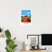 Uluru Australië Reisprint Poster (Thuiskantoor)