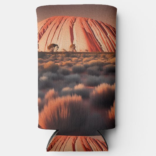 Uluru "Ayers Rock" Australia olieverf, (Voorkant)