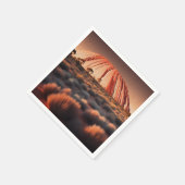 Uluru "Ayers Rock" Australia olieverf, Servet (Hoek)