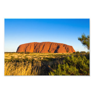 Uluru Ayers Rock in Australië Foto Afdruk