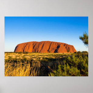 Uluru Ayers Rock in het buitenland Australië Poster