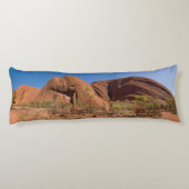 Uluru Ayers Rock Outback Australië Foto Lichaamskussen (Achterkant)