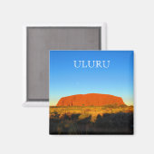 uluru blauwe rots magneet (Voorkant / Achterkant)