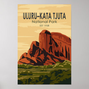 Uluru-Kata Tjuta National Park Australia  Poster