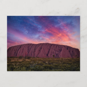 Uluru op Sunset Briefkaart