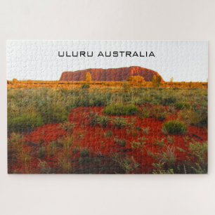 uluru rode centrumwoestijn legpuzzel