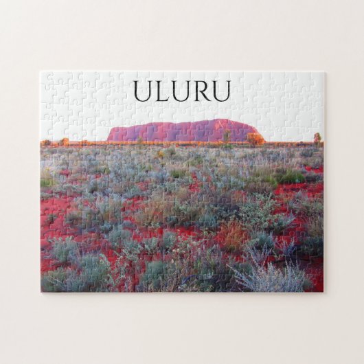 uluru rode woestijn legpuzzel (Horizontaal)