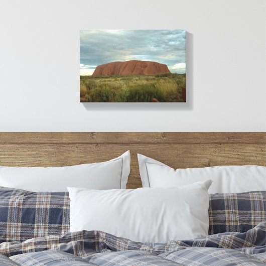 Uluru stretched canvas Print (Insitu (Slaapkamer))