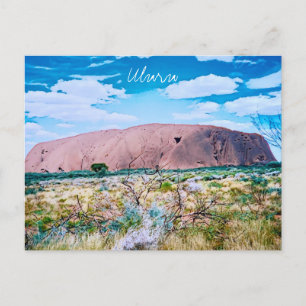 Uluru sunrise Centraal Australië reizen Briefkaart