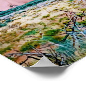 Uluru sunrise Centraal Australië reizen Poster (Hoek)