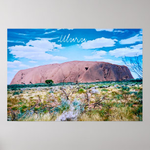 Uluru sunrise Centraal Australië reizen Poster