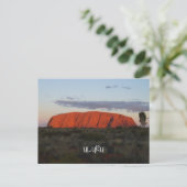 Uluru Sunset Ayers Rock Australia Briefkaart (Staand voorkant)