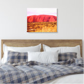 Uluru sunset Central Australia Canvas Afdruk (Insitu (Slaapkamer))