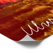 Uluru sunset Central Australia Poster (Hoek)