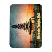 Uluwatu Temple, Bali gestileerd Magneet (Verticaal)