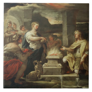 Ulyssen en Calypso Tegeltje