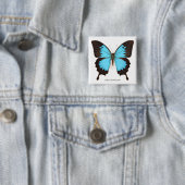 Ulysses Butterfly Vierkante Button 5,1 Cm (In situ)
